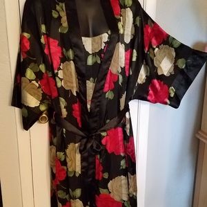 Ankle length nightgown with matching robe.